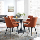 Ada 40" Round Artificial Marble Dining Table