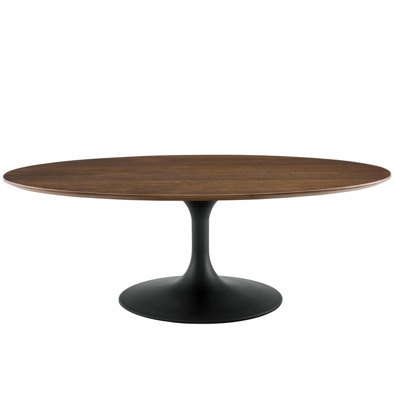 Liberty 48" Oval-Shaped Walnut Coffee Table