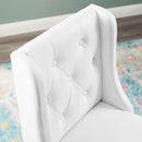 Jamie Tufted Button Faux Leather Counter Stool