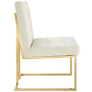 Joseph Gold Stainless Steel Performance Velvet Dining Chair