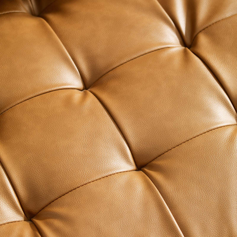 Cannon Upholstered Faux Leather Sofa