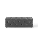 Anakin 48" Tufted Button Entryway Performance Velvet Bench