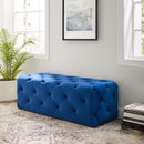 Anakin 48" Tufted Button Entryway Performance Velvet Bench