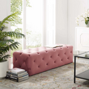 Anakin 60" Tufted Button Entryway Performance Velvet Bench