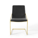 Clarissa Performance Velvet Dining Armchair
