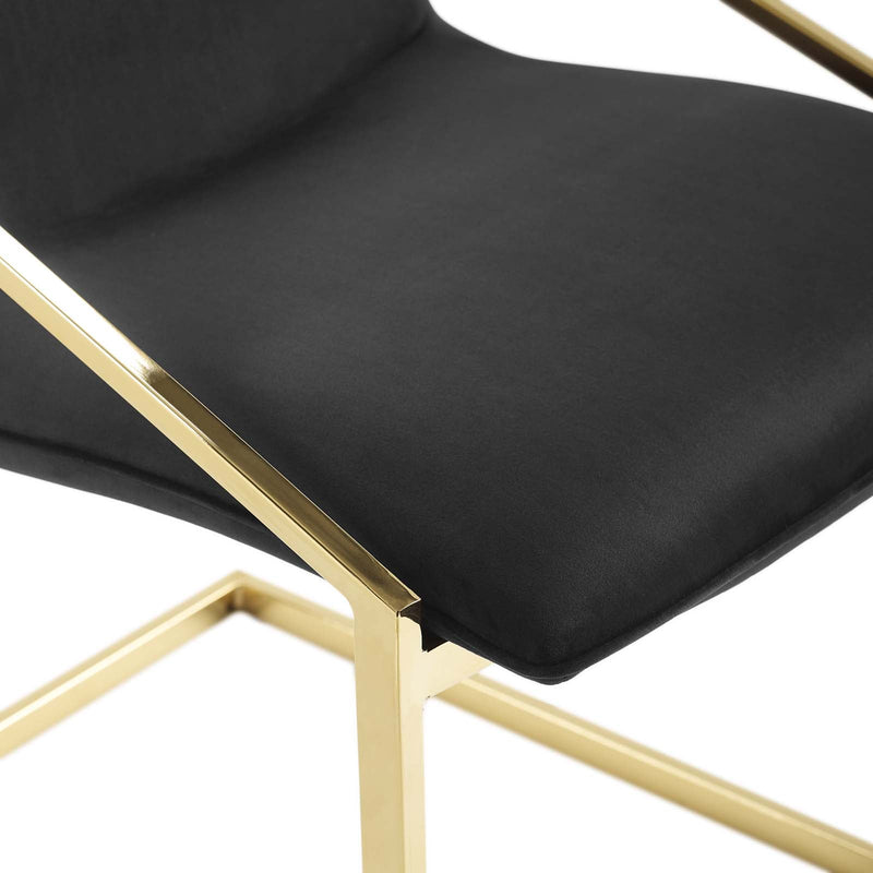 Clarissa Performance Velvet Dining Armchair