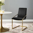 Clarissa Performance Velvet Dining Armchair