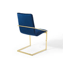 Clarissa Performance Velvet Dining Armchair