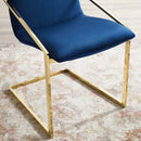 Clarissa Performance Velvet Dining Armchair