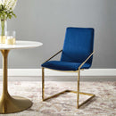 Clarissa Performance Velvet Dining Armchair