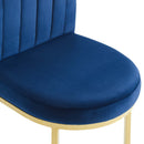 Dexter Channel Tufted Performance Velvet Dining Side Chair