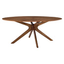 Cruz 71" Oval Wood Dining Table
