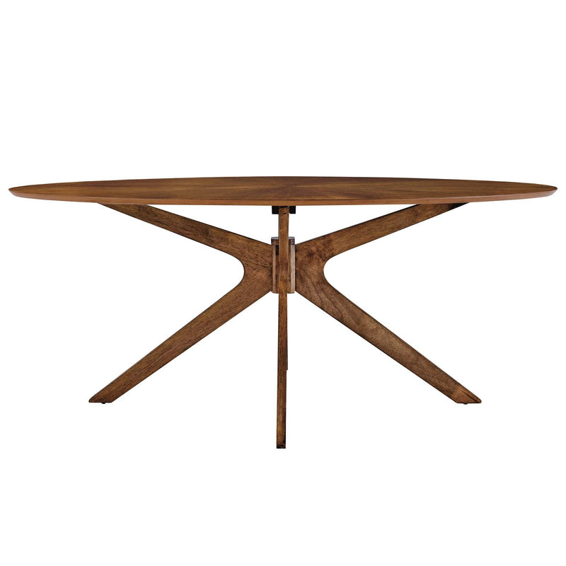 Cruz 71" Oval Wood Dining Table