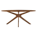 Cruz 71" Oval Wood Dining Table
