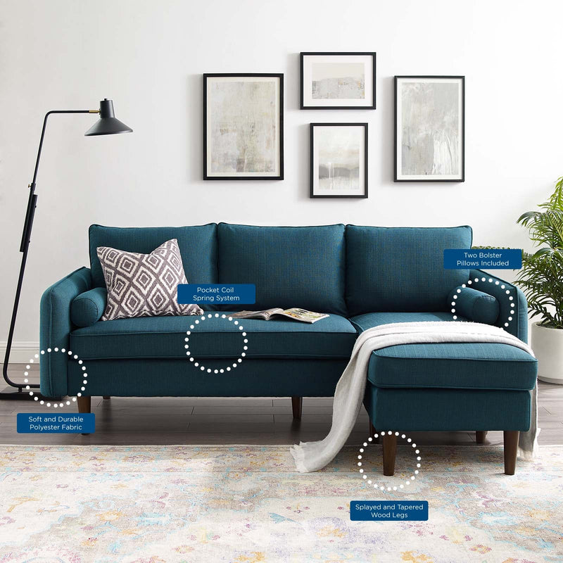 Dominik Upholstered Right or Left Sectional Sofa