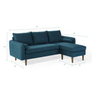 Dominik Upholstered Right or Left Sectional Sofa