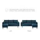 Dominik Upholstered Right or Left Sectional Sofa