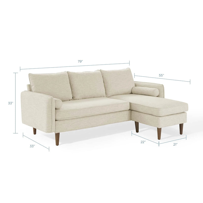 Dominik Upholstered Right or Left Sectional Sofa