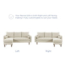 Dominik Upholstered Right or Left Sectional Sofa