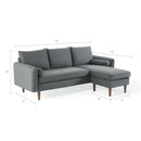 Dominik Upholstered Right or Left Sectional Sofa