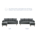 Dominik Upholstered Right or Left Sectional Sofa