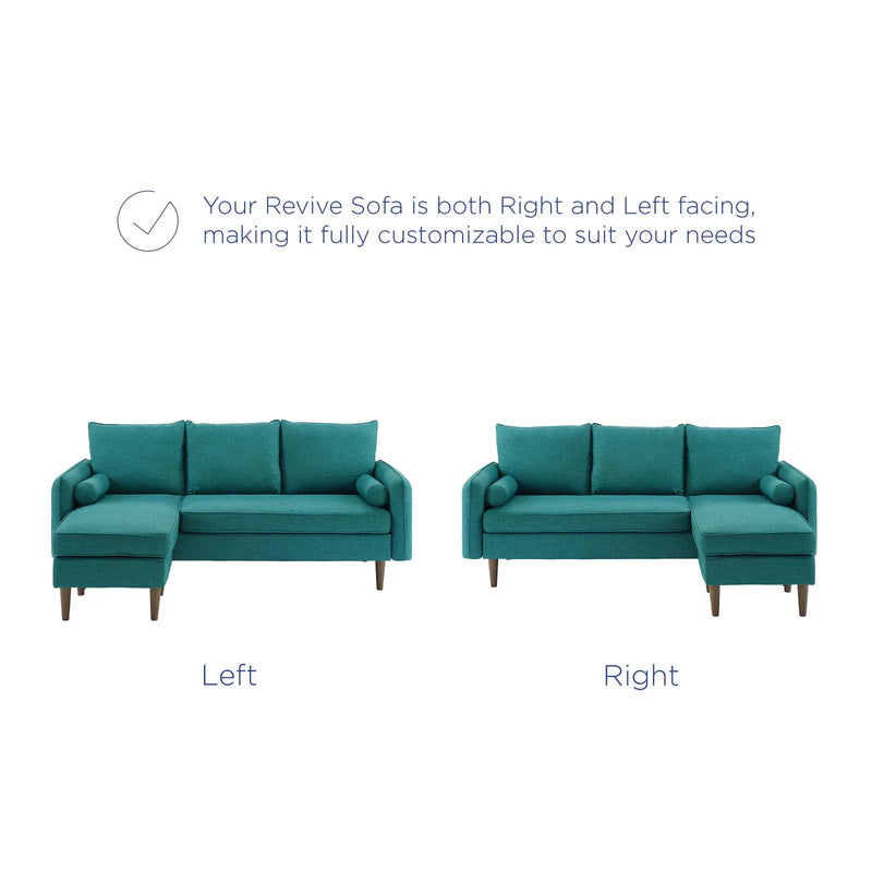 Dominik Upholstered Right or Left Sectional Sofa