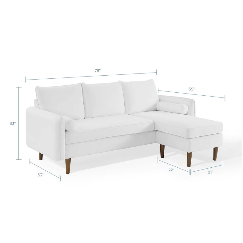 Dominik Upholstered Right or Left Sectional Sofa