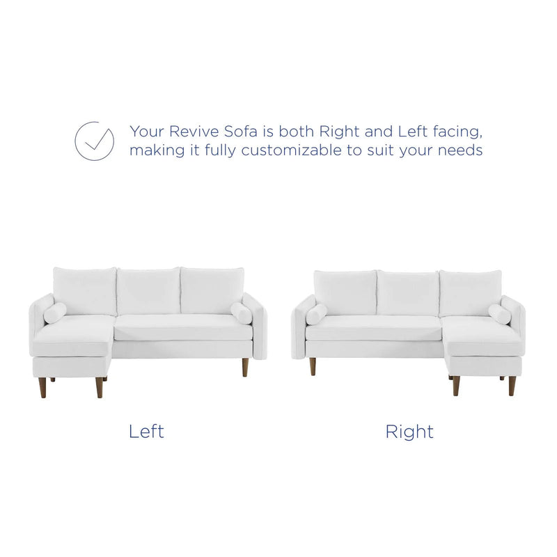 Dominik Upholstered Right or Left Sectional Sofa