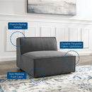 Rhea Sectional Sofa Armless Chair