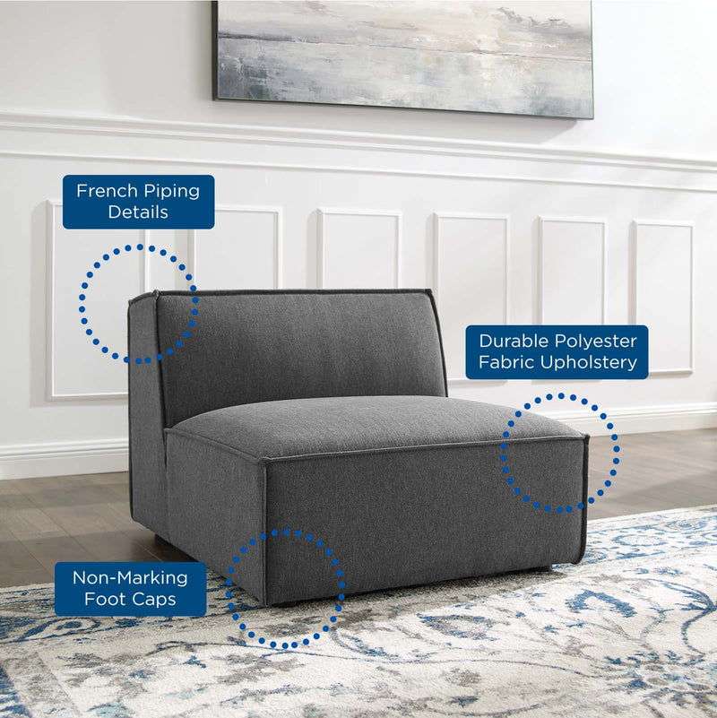 Rhea Sectional Sofa Armless Chair