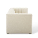 Marie Channel Tufted Upholstered Fabric Sofa
