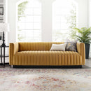 Legacy Channel Tufted Velvet Sofa