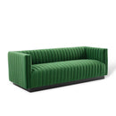 Legacy Channel Tufted Velvet Sofa