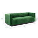 Legacy Channel Tufted Velvet Sofa