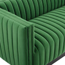 Legacy Channel Tufted Velvet Sofa