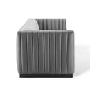 Legacy Channel Tufted Velvet Sofa