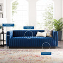 Legacy Channel Tufted Velvet Sofa