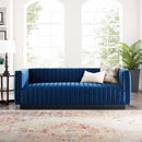 Legacy Channel Tufted Velvet Sofa