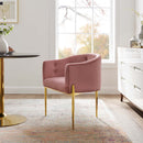 Royce Tufted Performance Velvet Accent Chair
