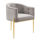Royce Tufted Performance Velvet Accent Chair