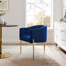 Royce Tufted Performance Velvet Accent Chair