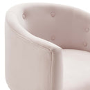 Royce Tufted Performance Velvet Accent Chair