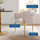 Royce Tufted Performance Velvet Accent Chair