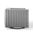 Legacy Tufted Swivel Upholstered Armchair