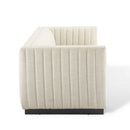 Legacy Tufted Upholstered Fabric Sofa