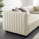 Legacy Tufted Upholstered Fabric Sofa
