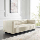 Legacy Tufted Upholstered Fabric Sofa