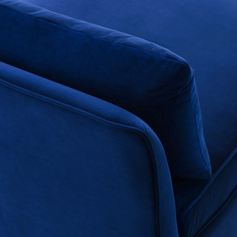 Boone Performance Velvet Armless Chair