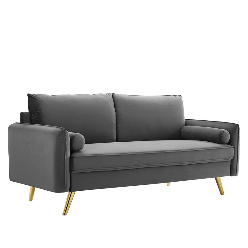 Dominik Performance Velvet Sofa