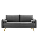 Dominik Performance Velvet Sofa